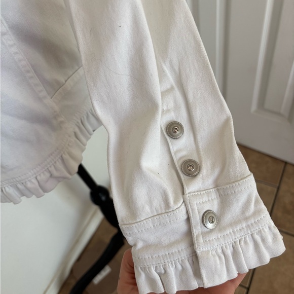 Christine Alexander White Jacket with Silver rhinestones - Picture 10 of 11
